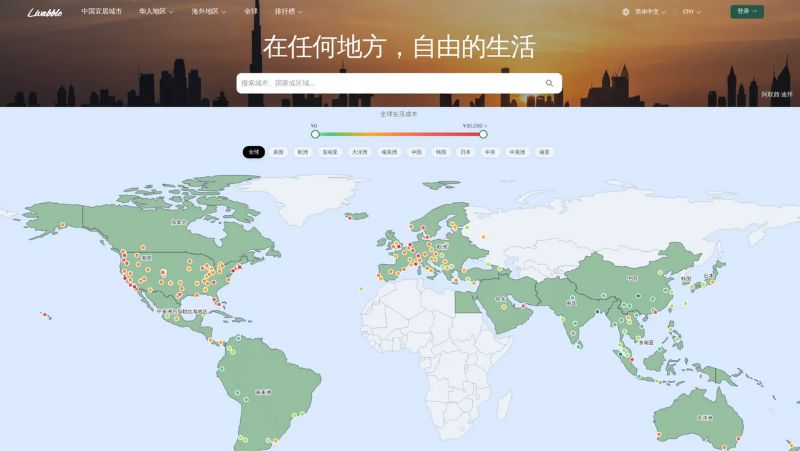 数字游民宜居城市
