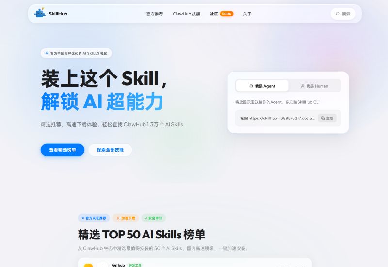 SkillHub社区